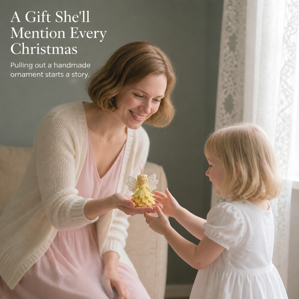 AmoraHalo™ — Knit a Little Keepsake Angel That Speaks Louder Than Store-Bought