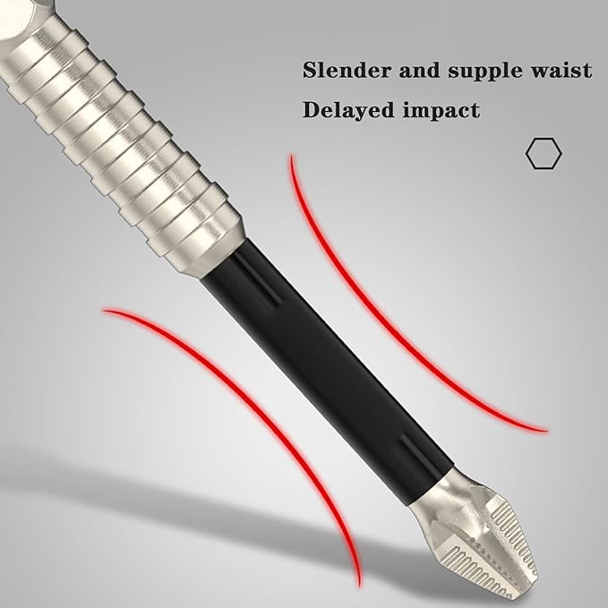 6-Piece Magnetic Screwdriver Bits Set – Various Lengths for Accurate Fit