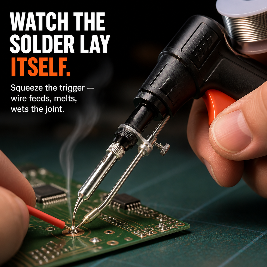 FluxForge™ — Master Every Solder Joint with One-Handed Precision and Total Control
