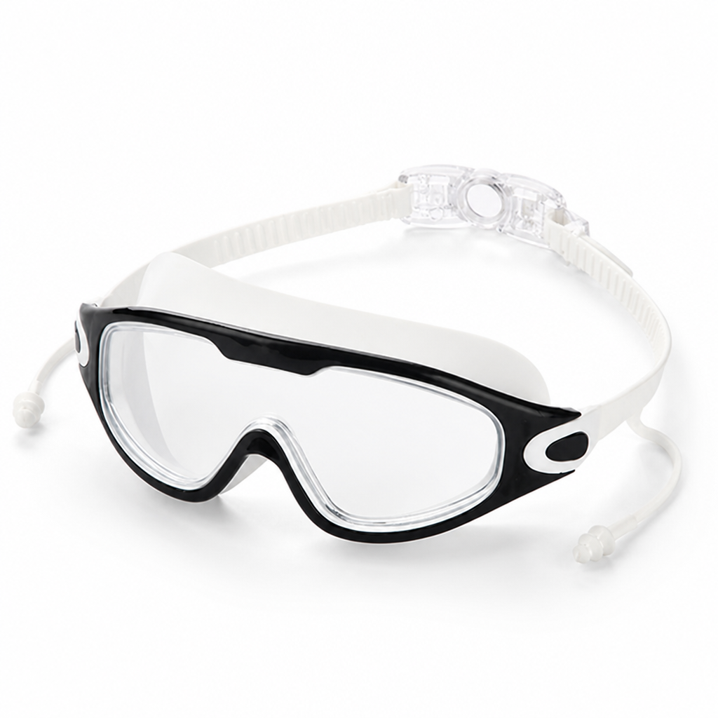 Anti-Fog UV-Protective Adjustable Silicone Strap Swimming Goggles