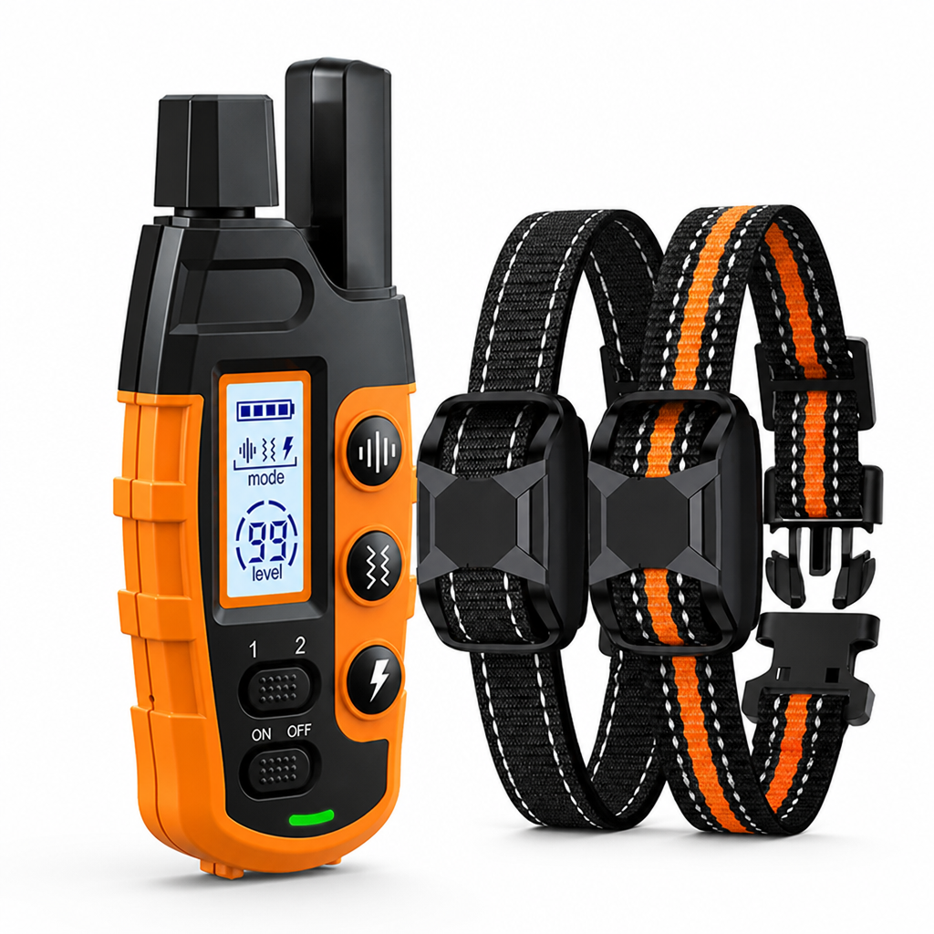 Rechargeable Waterproof 3-Mode Dog Training Collar (Remote Included)