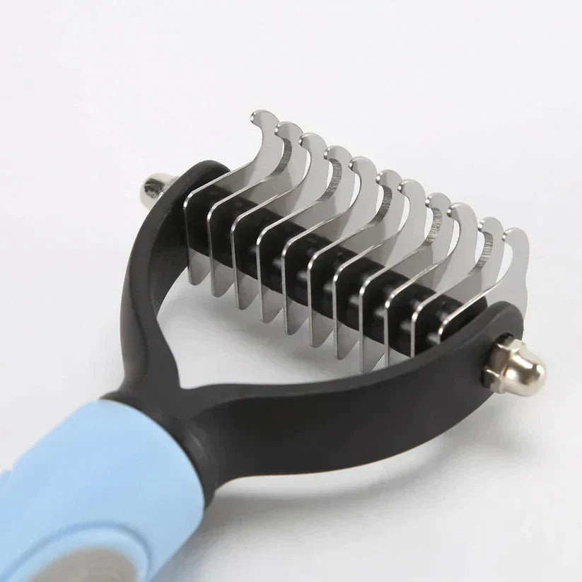 Pet Grooming Brush for Cats and Dogs – Stainless Steel Bristles