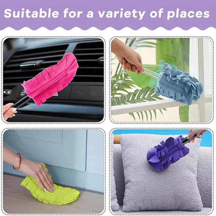 Set of 5 Microfiber Pads for Pet Hair and Dust Cleaning