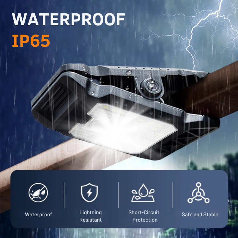 LumaRay™ — Clip Solar Motion Lights Anywhere, No Wiring Needed