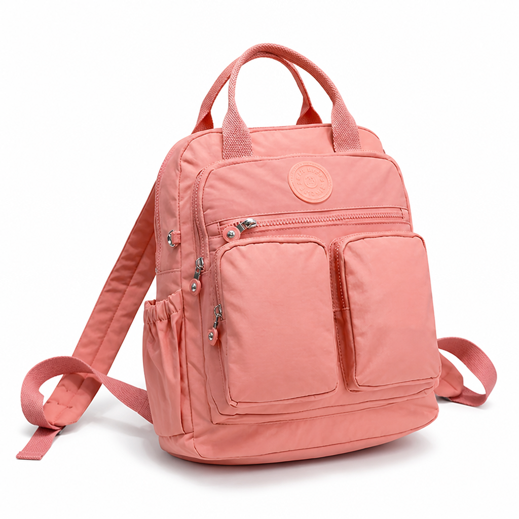 Water-Repellent Multi-Compartment Backpack (Padded Straps)