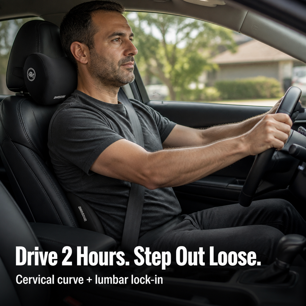 LuminaCurve™ — Drive Pain-Free and Step Out Energized Every Time