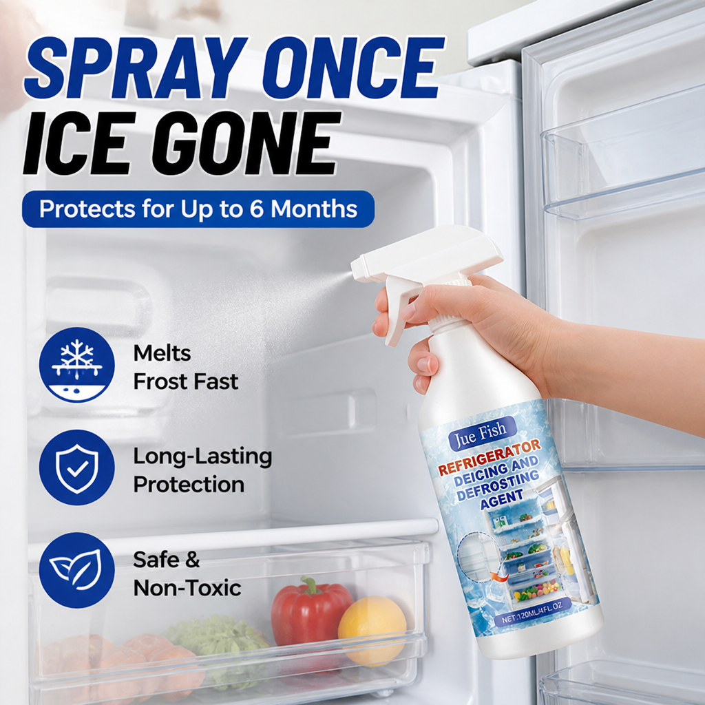 IceShield™ — Melt Fridge Frost in Seconds, No Scraping or Unplugging