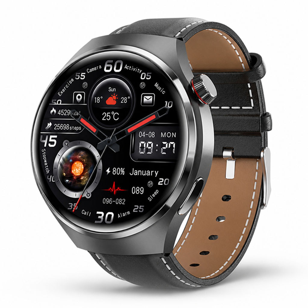 AMOLED HD EKG Smartwatch (GPS & Bluetooth Calling)