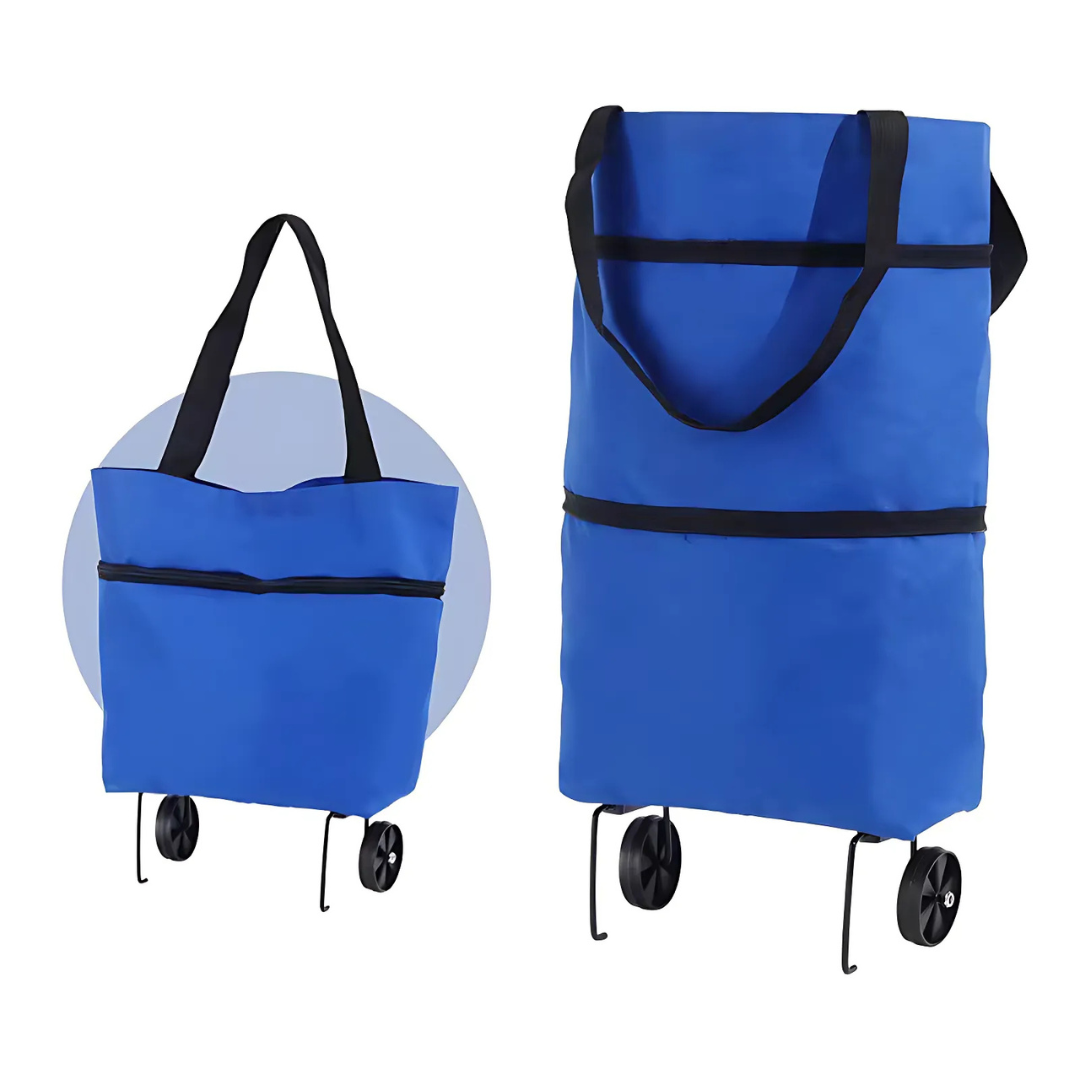 Wheeled Foldable Shopping Cart