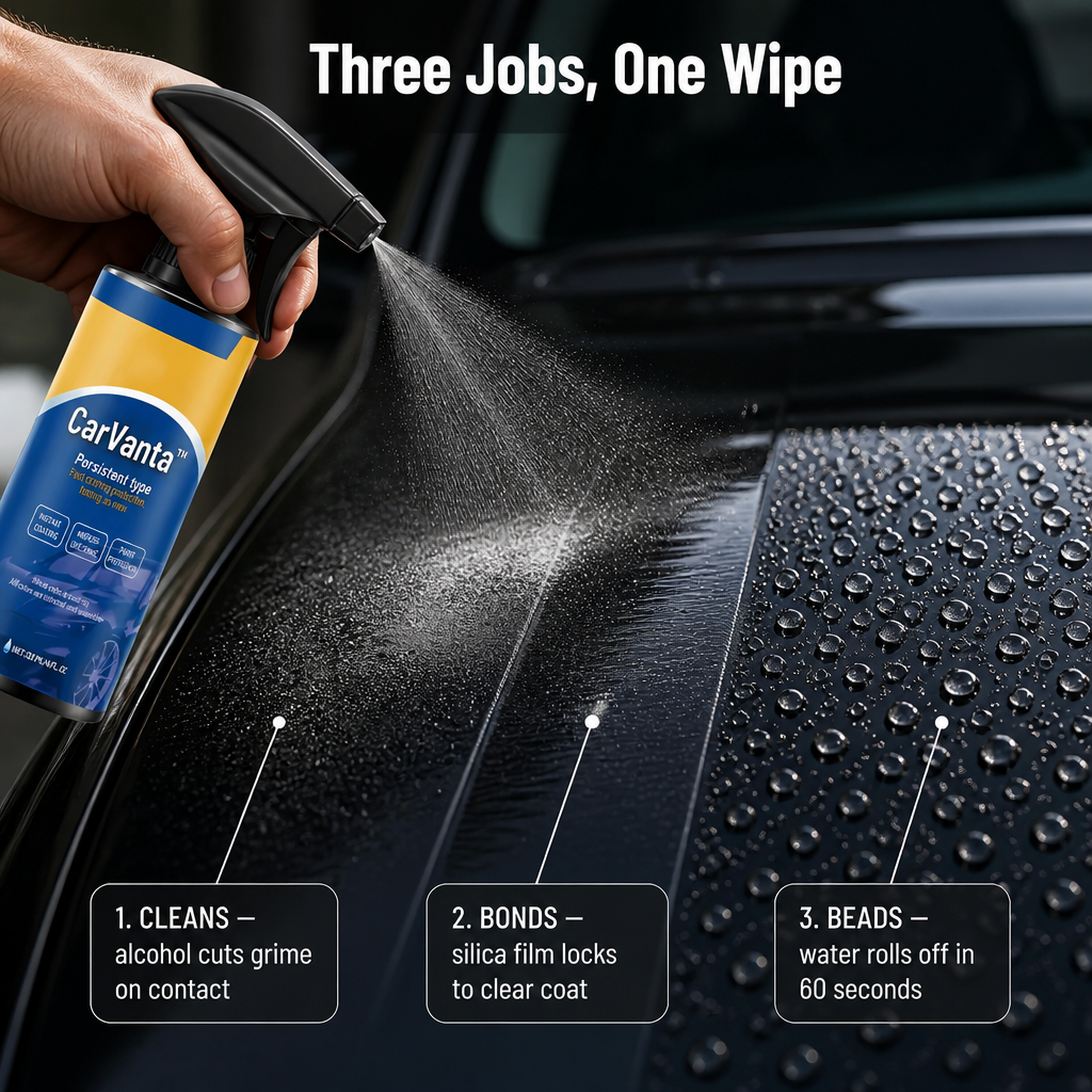 CarVanta™ — Spray, Wipe & Seal Showroom Shine in Minutes