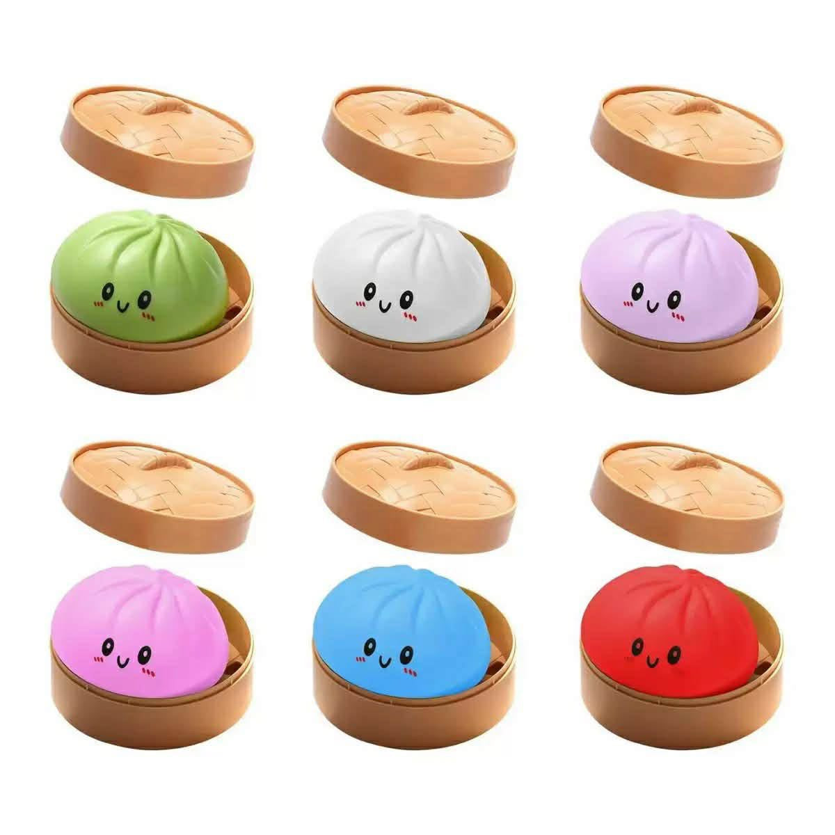 Soft and Stretchy Dumpling Design Anti-Stress Ball