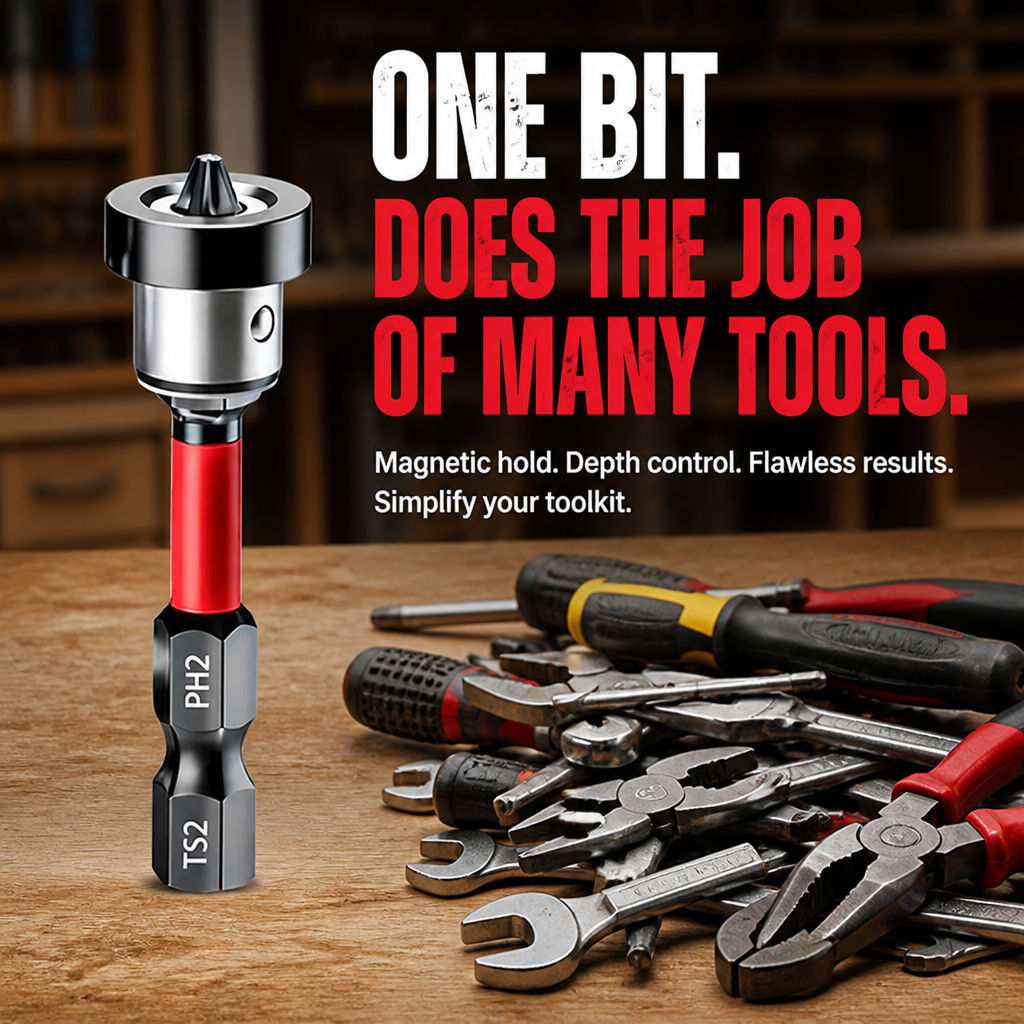 TitanGrip™ Precision Screw Bits — Drive Every Screw Perfectly Without the Frustration