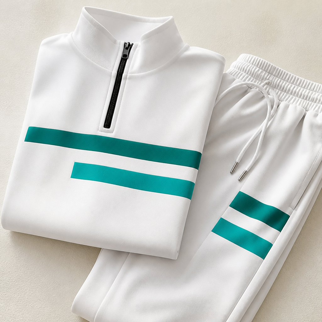 VeroStride™ Half-Zip Tracksuit Set — Command Attention with Every Move in Unmatched Comfort and Style