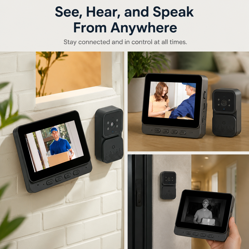 SecureSight™ — Take Instant Control with Sharp, Night-Ready Front Door Security