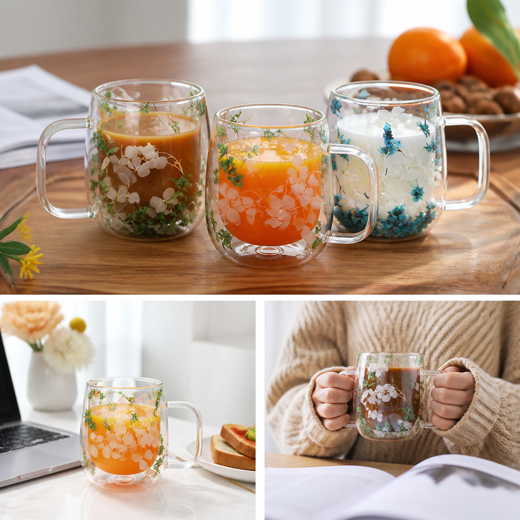 SereniSip™ — Wrap Your Hands in Cool Comfort and Timeless Floral Beauty