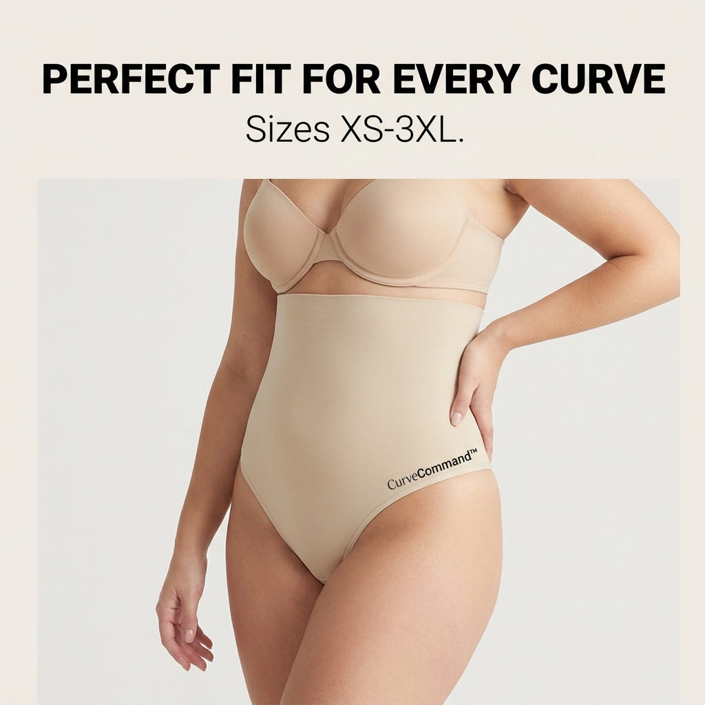 CurveCommand™ – High-Waisted Seamless Tummy-Control Shaping Brief
