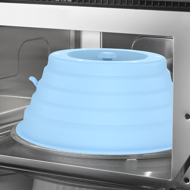 Microwave Lid with Magnetic Top and Steam Release Vents – Collapsible