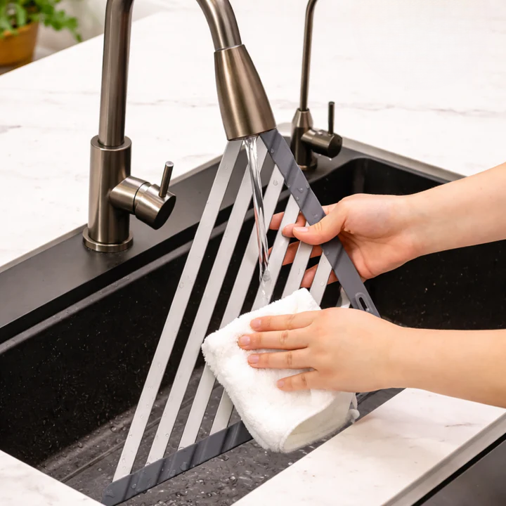 Kitchen Corner Organizer with Direct Sink Water Flow