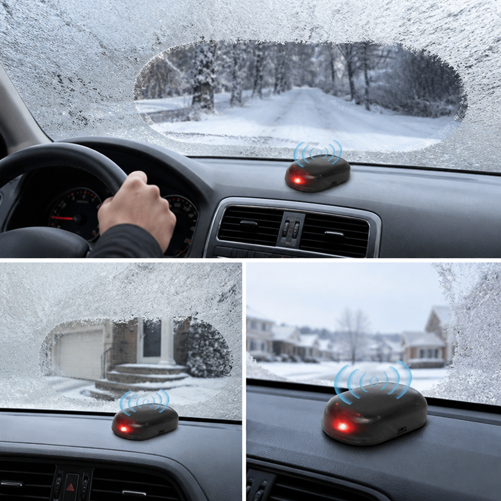FrostGuard™ — Melt Frost Instantly for Clear, Safe, Stress-Free Winter Drives