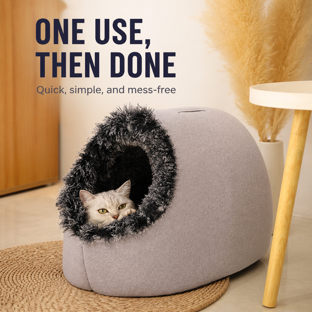 SnuggleNest™ — Your Pet’s Cozy Hideaway That Melts Winter’s Chill Away