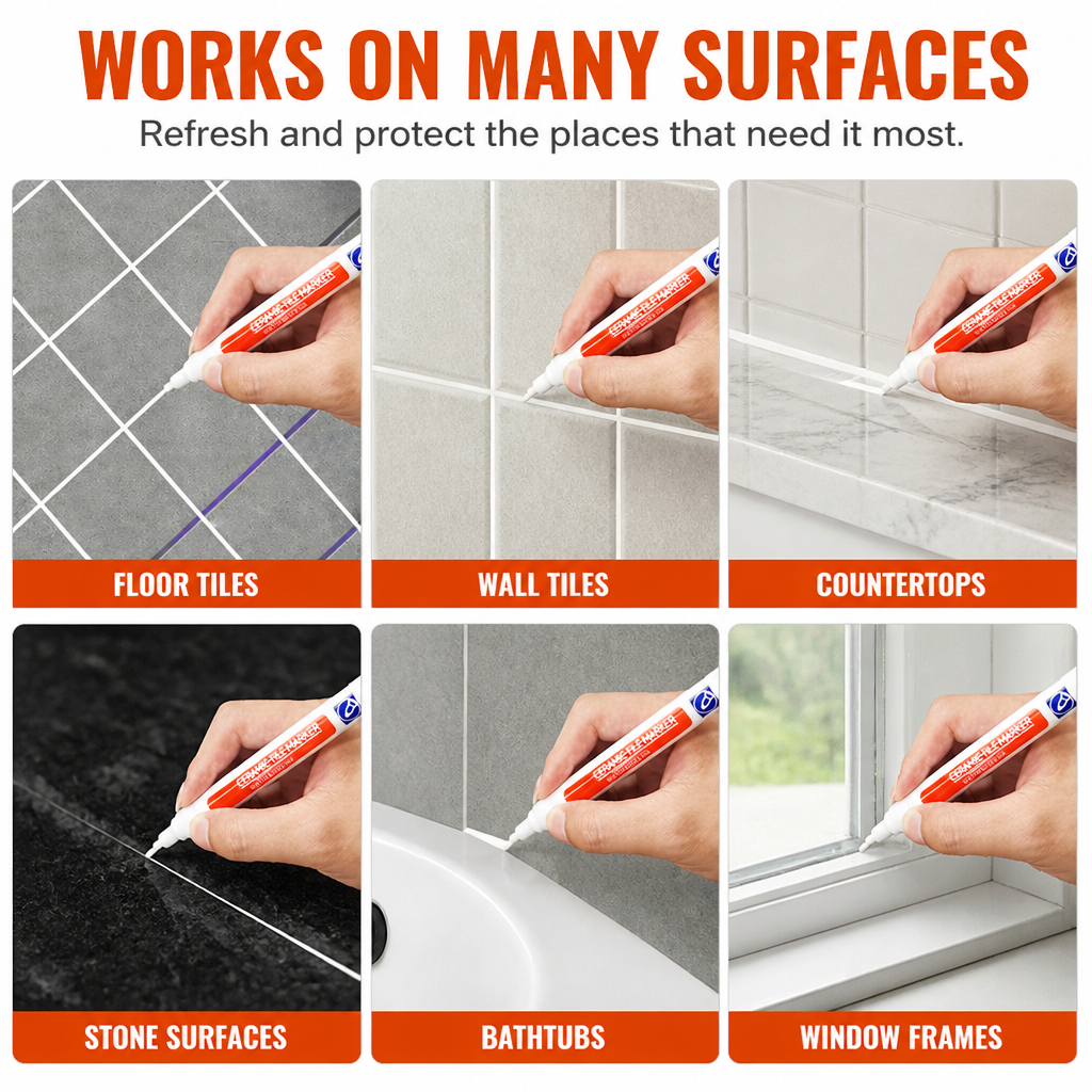 MiraSeal™ Grout Reviver — Instantly Banish Mold and Stains for Tiles You’re Proud to Show Off