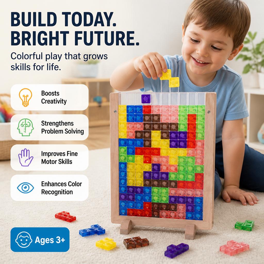 BrilliaBlocks™ 3D Puzzle — Ignite Your Child’s Genius and Watch Confidence Soar