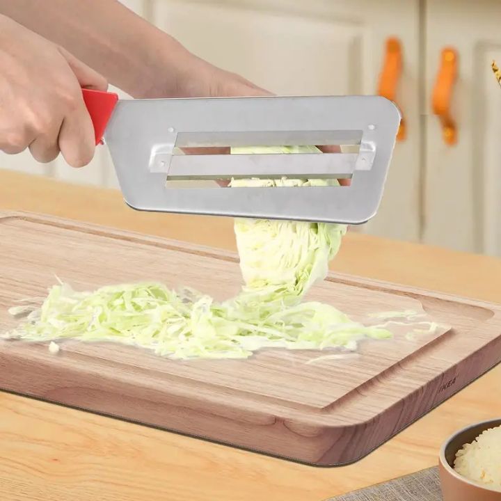 Stainless Steel Vegetable Cutter – Dual Blades for Even Slicing