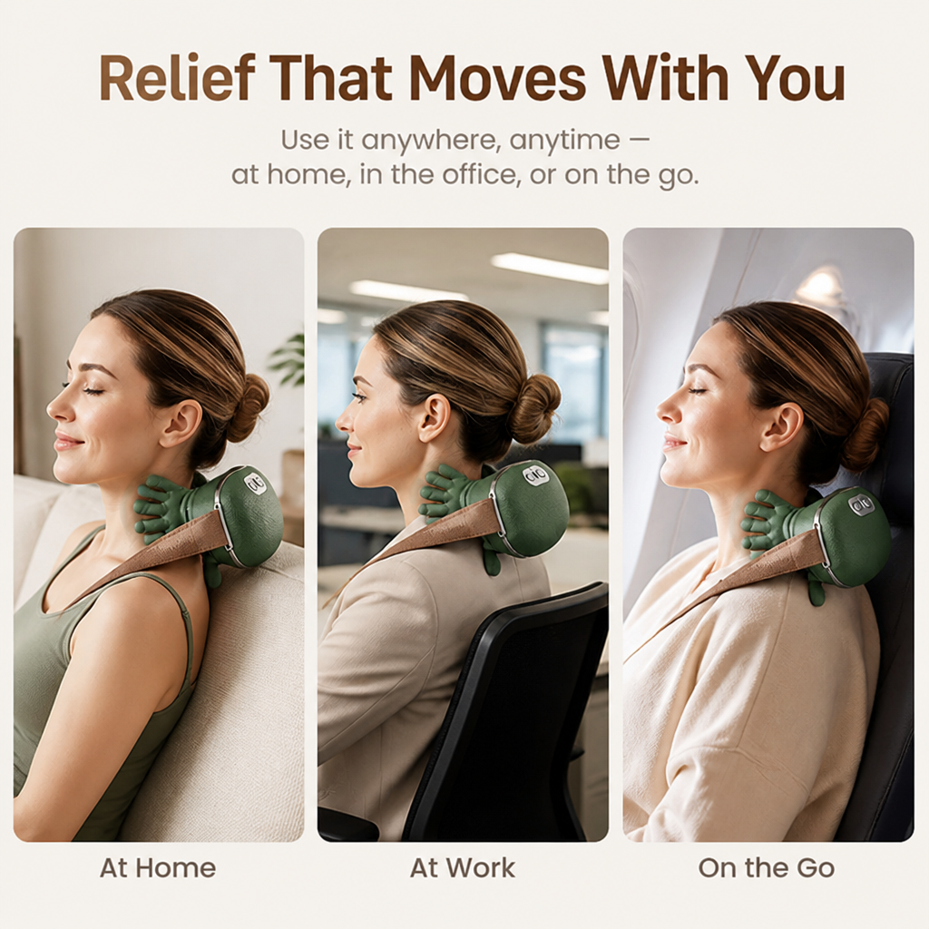 NeckEasePro™ — Melt Away Neck Pain Instantly and Power Through Your Day Pain-Free