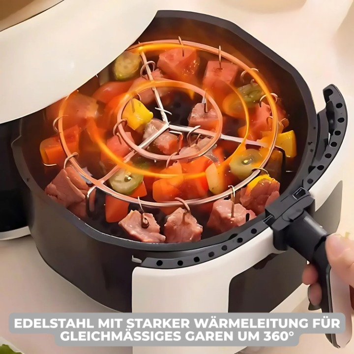 Hot Air Fryer Skewer Accessory – Simplified Indoor Grilling