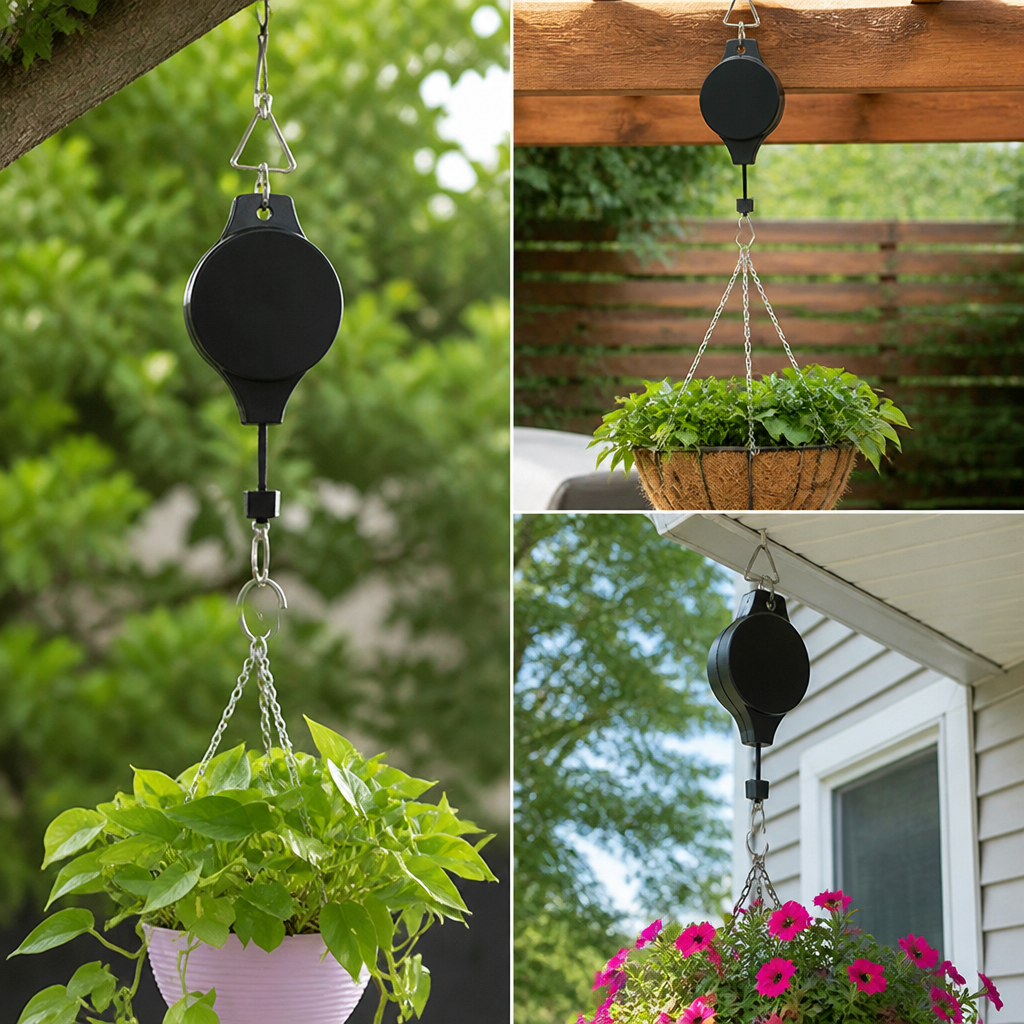 VersaLift™ Adjustable Hook — Instantly Elevate Your Garden’s Beauty and Ease