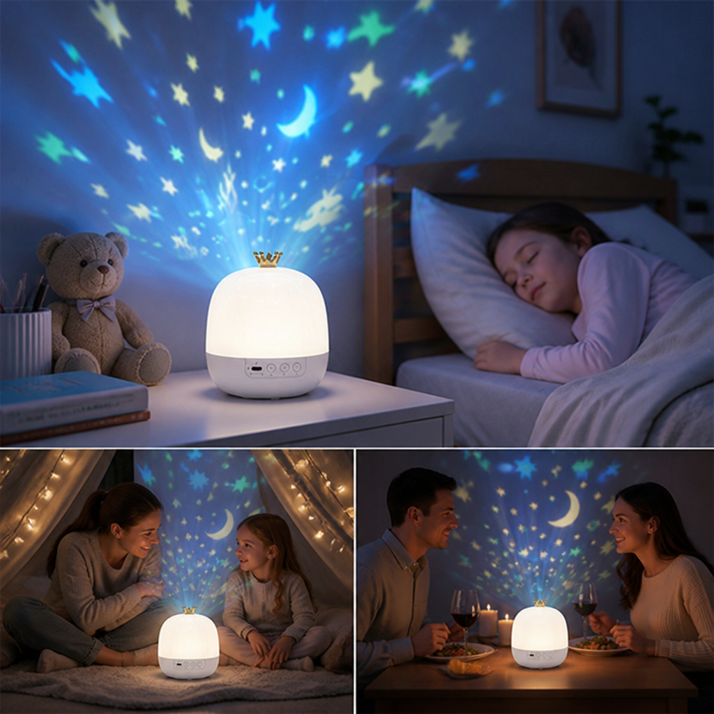 LumiStar™ — Drift Into Deep Sleep Wrapped in Soothing Starlight and Calm