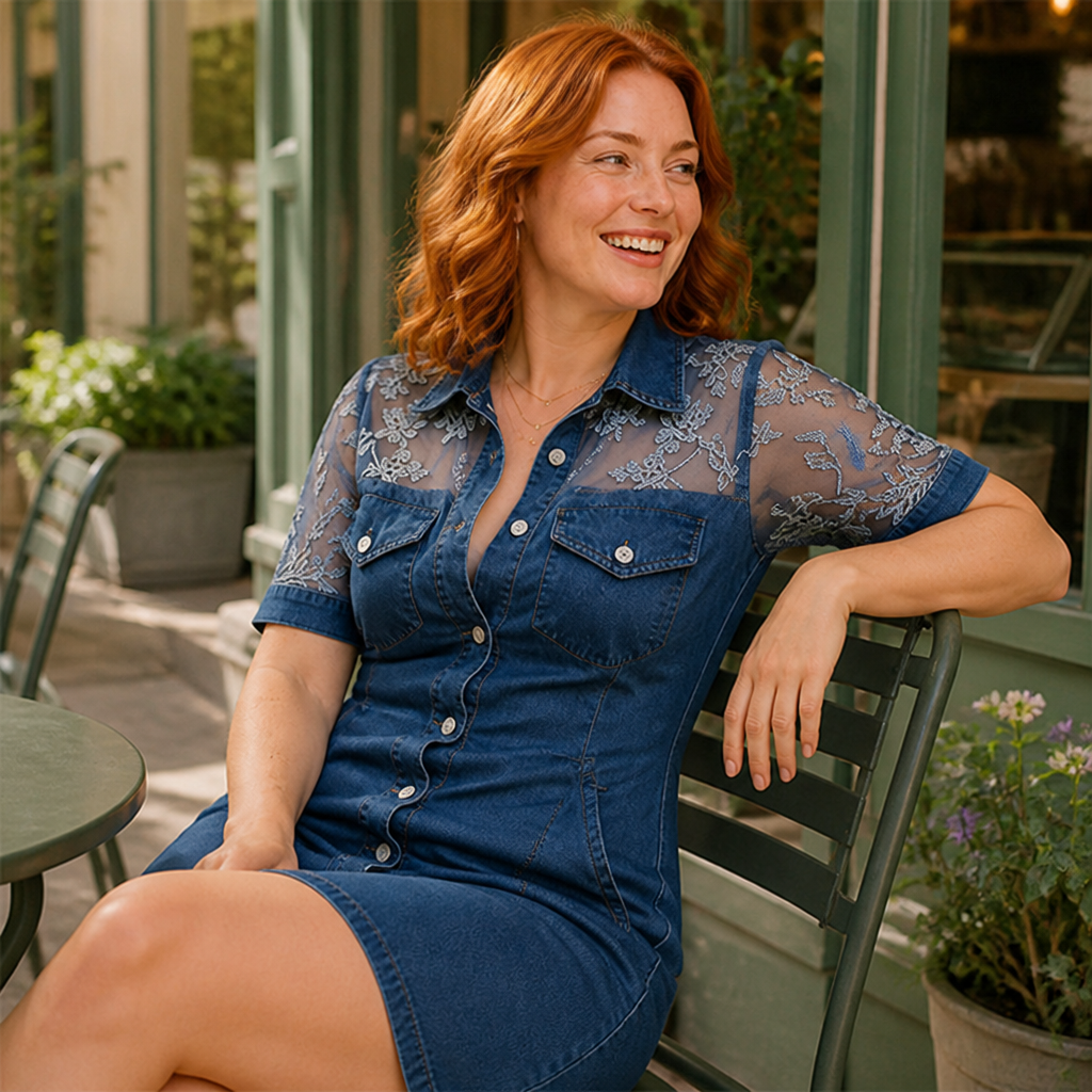 BreezeDenim™ Mini Dress — Effortless Cool Confidence That Turns Heads All Summer Long