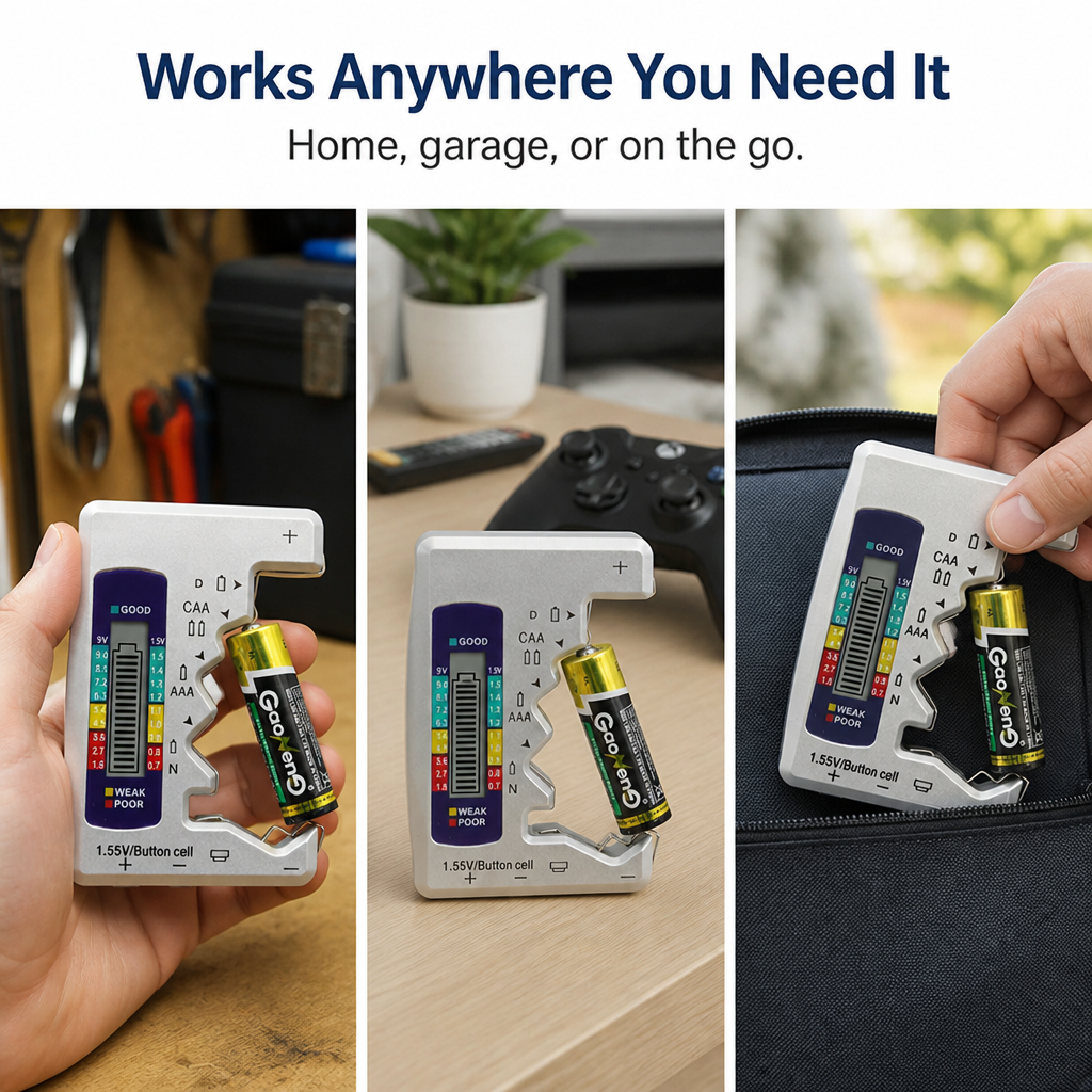 PowerPulse™ — Test Any Battery in Seconds and Stop Tossing Ones That Still Work