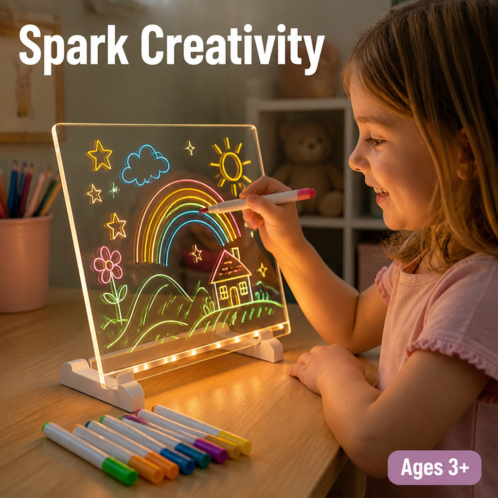 GlowSpark™ — Ignite Your Child’s Creativity with a Mesmerizing, Endless Glow