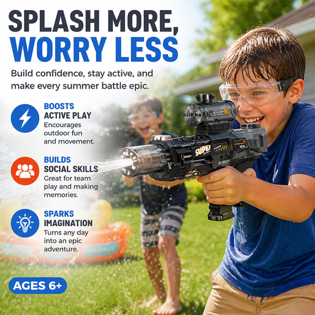 HydroBlaze™ — Unleash Relentless Water Power and Own Every Splash Battle