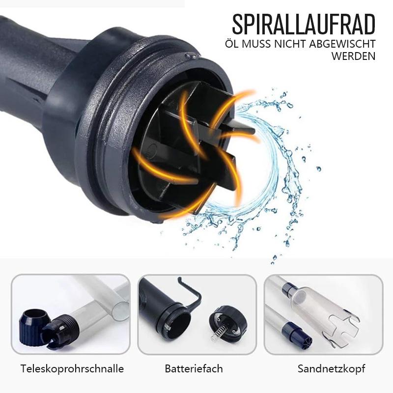 Aquarium Water Replacement System with Gravel Cleaning Tool