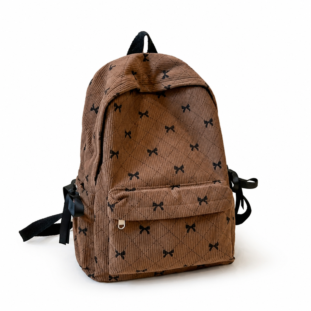Corduroy Multi-Pocket Backpack