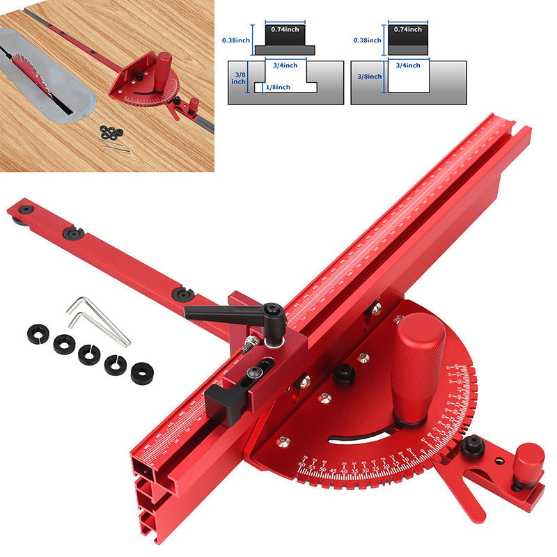 Aluminum Alloy Miter Stop for Accurate Angle Cutting