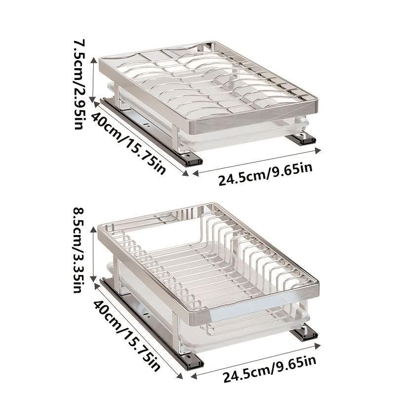 Sturdy Kitchen Dish Rack for Neat Tableware Organization