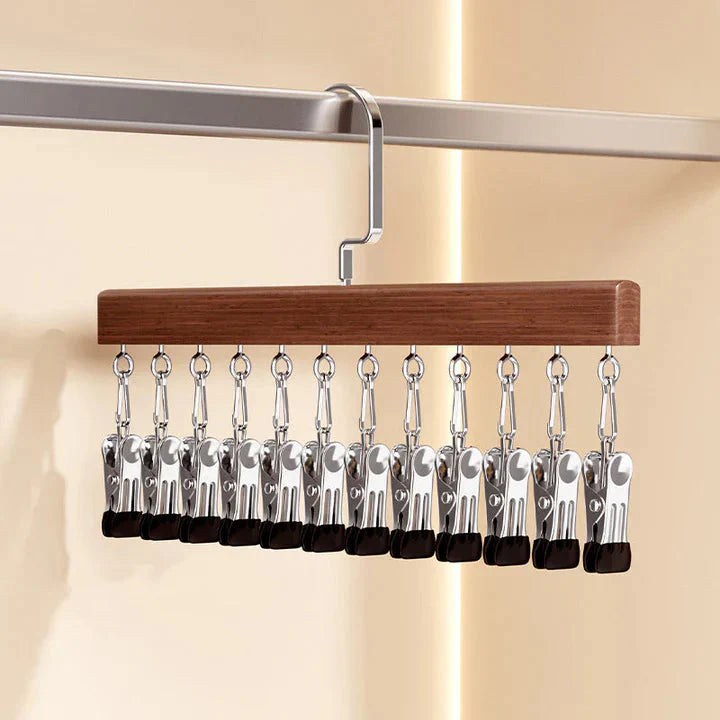 Set of Wooden Hangers – Two Hangers Included per Pack