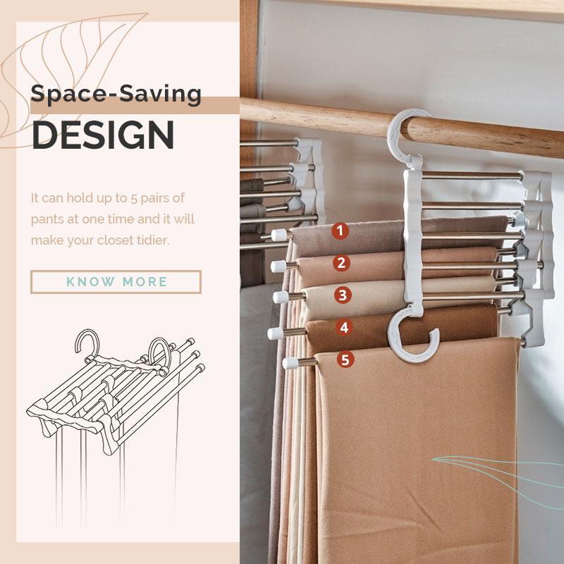 VersaHang™ Metal Pants Organizer — Effortless Closet Order That Keeps Your Clothes Perfectly Pressed