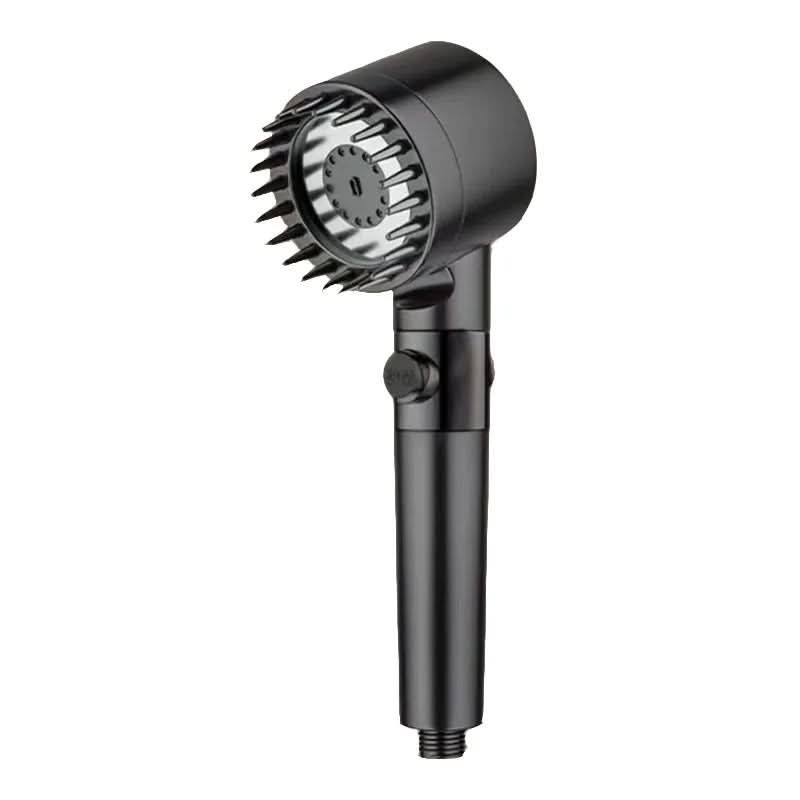 High-Pressure Shower Head with 3 Settings – Filtered Water System