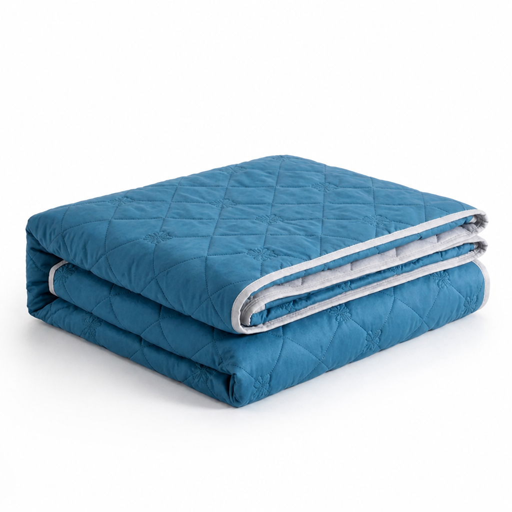 Breathable Cooling Diamond-Quilted Blanket