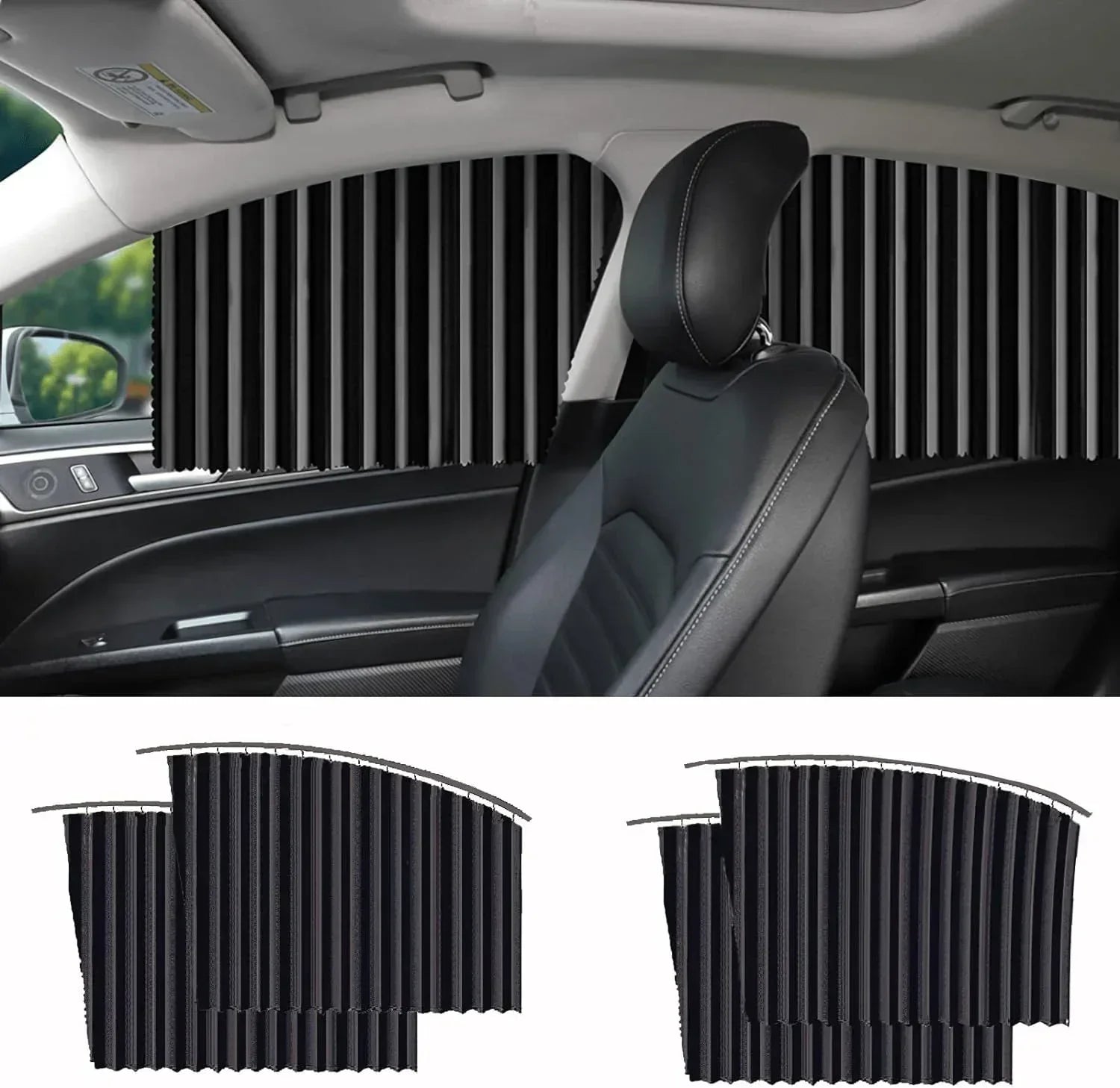UV Blocking Magnetic Sunshade for Car Side Windows