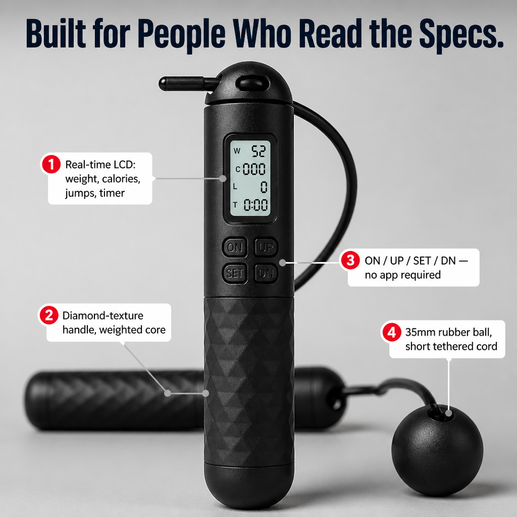 PulseRope™ — Experience Genuine Jump-Rope Cardio Without Shredding Your Shins