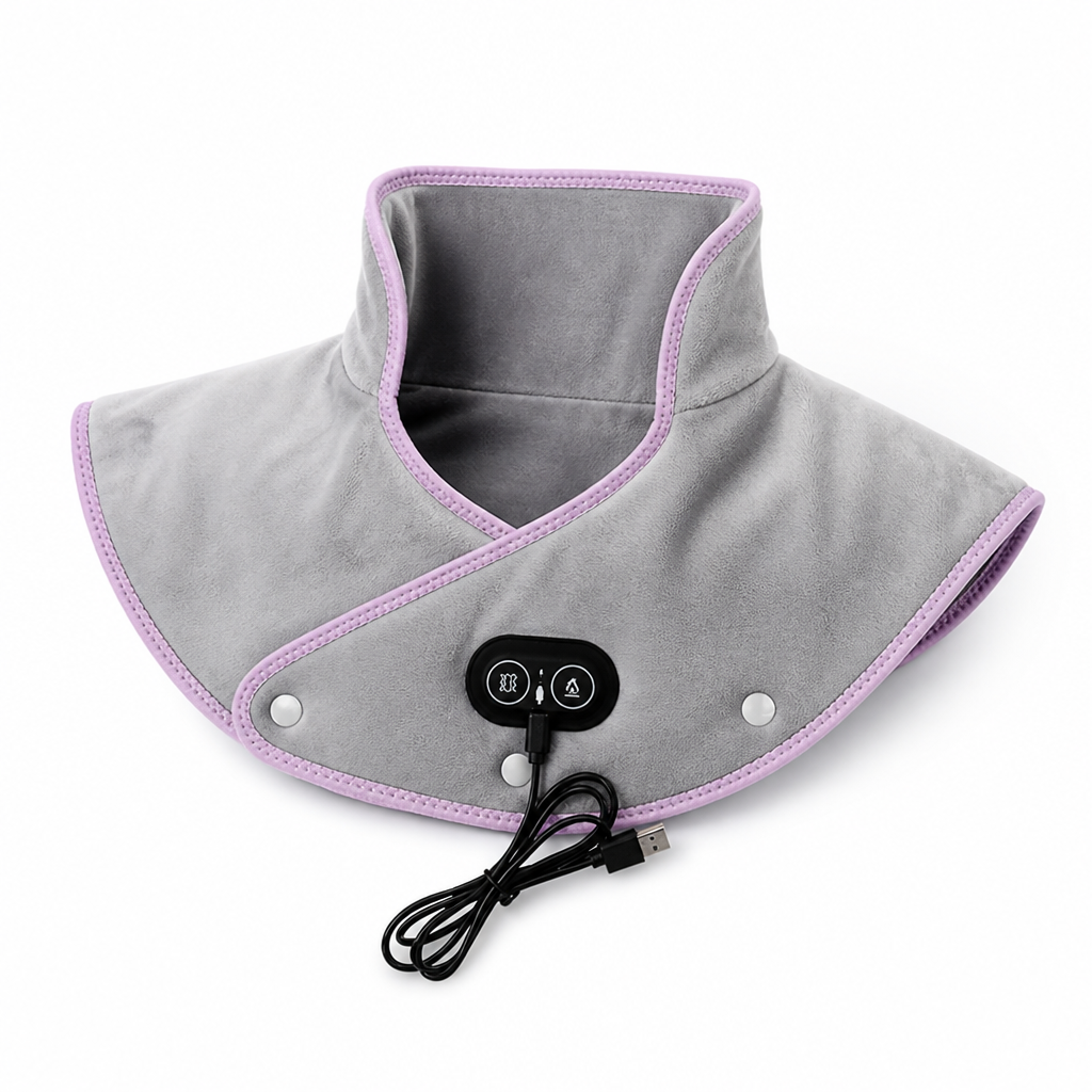 Heat & Vibration USB-Powered Neck & Shoulder Heating Pad