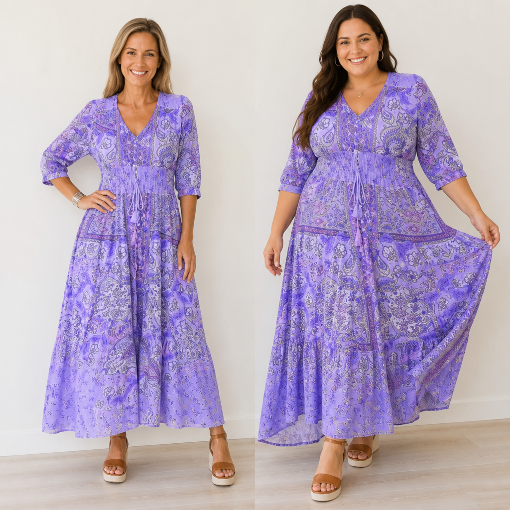 LumaBella™ Floral Dress — Feel Radiant and Cool All Summer Long