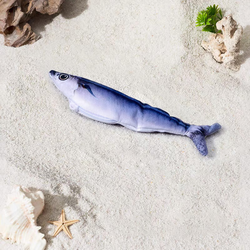 Motion Sensor Cat Toy - Interactive Fish Design