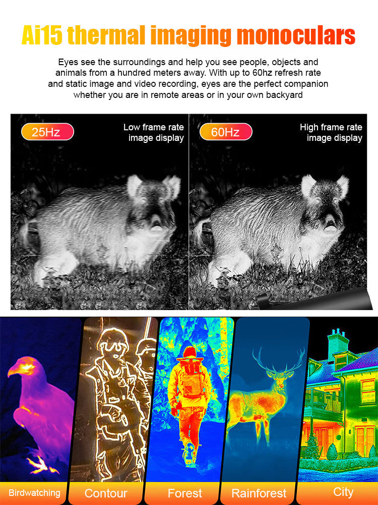 Thermal Imaging Camera Night Vision Device with HD Screen