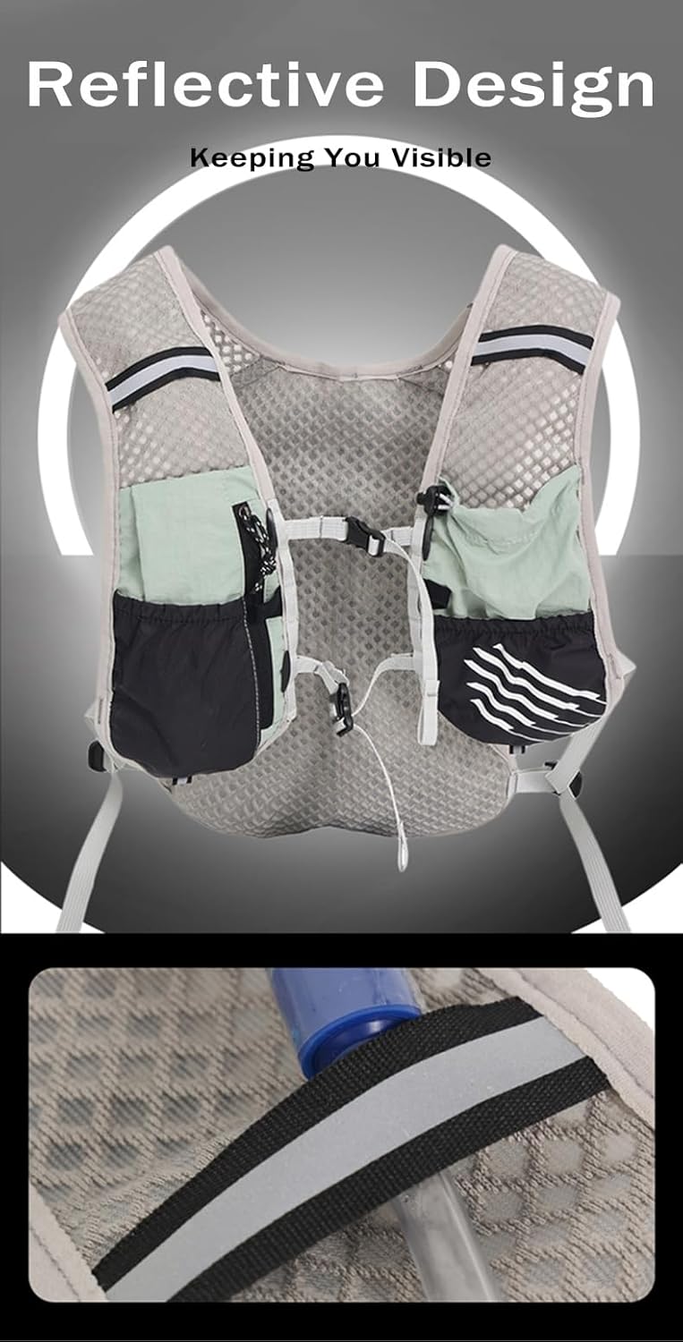 Water Backpack for Hiking and Running - 2L Hydration Vest